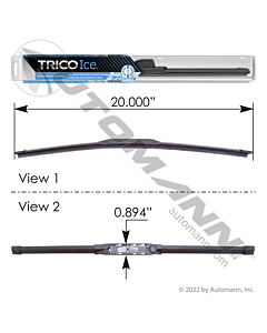 WiperBlade Beam Type Winter20inTrico Ice