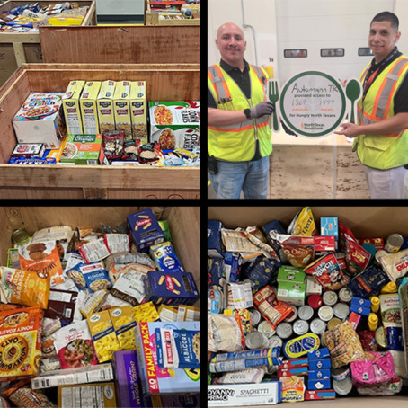 Automann Donates 4,150lbs of Food & Goods to Feeding America®